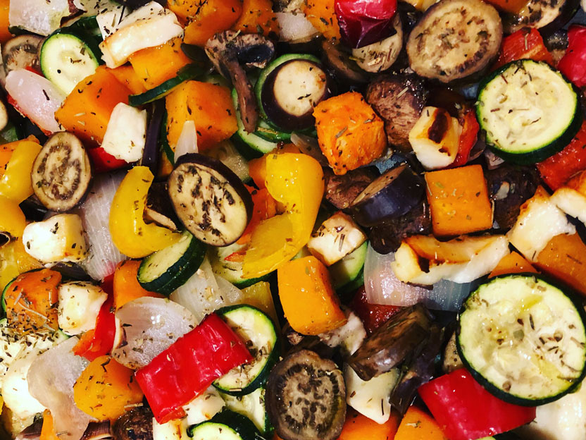 Baked Mediterranean vegetables