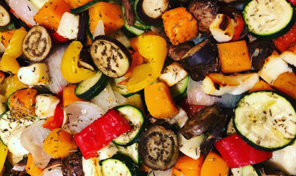 Baked Mediterranean vegetables