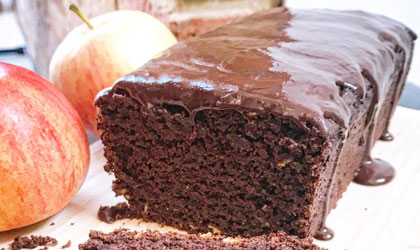 Chocolate and apple cake